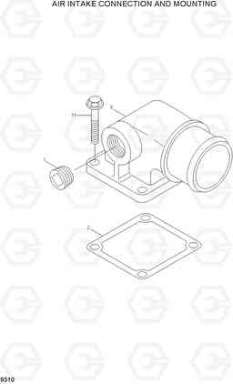 9310 AIR INTAKE CONNECTION MOUNTING HL757-7, Hyundai