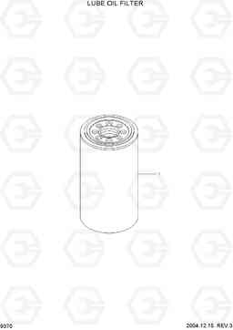 9370 LUBE OIL FILTER HL757-7, Hyundai