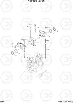 9510 ROCKER LEVER HL757-7, Hyundai