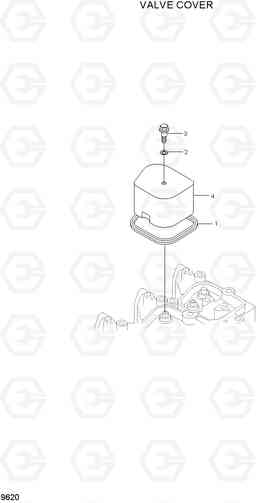 9620 VALVE COVER HL757-7, Hyundai