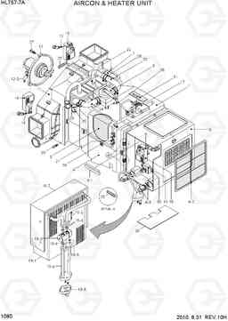 1080 AIRCON & HEATER UNIT HL757-7A, Hyundai