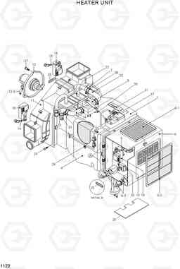 1120 HEATER UNIT HL757-7A, Hyundai