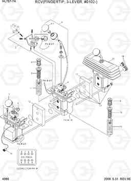 4066 RCV(FINGERTIP, 3-LEVER, #0102-) HL757-7A, Hyundai