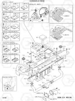 5130 CONSOLE BOX HL757-7A, Hyundai