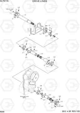 6030 DRIVE LINES HL757-7A, Hyundai