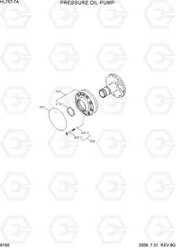 6100 PRESSURE OIL PUMP HL757-7A, Hyundai