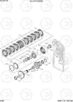 6180 CLUTCH(KR) HL757-7A, Hyundai