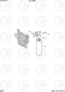 6300 FILTER HL757-7A, Hyundai