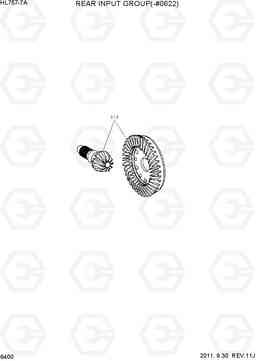 6400 REAR INPUT GROUP(-#0622) HL757-7A, Hyundai