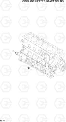 9070 COOLANT HEATER STARTING AID HL757-7A, Hyundai