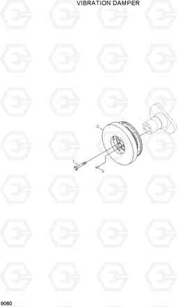 9080 VIBRATION DAMPER HL757-7A, Hyundai