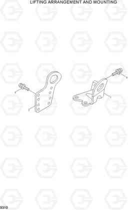 9310 LIFTING ARRANGEMENT AND MOUNTING HL757-7A, Hyundai