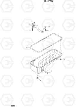 9380 OIL PAN HL757-7A, Hyundai