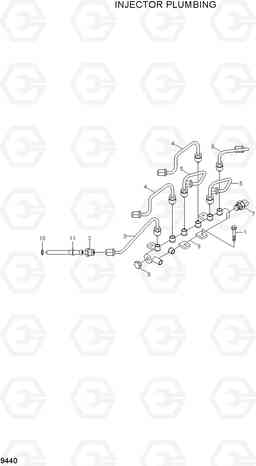 9440 INJECTOR PLUMBING HL757-7A, Hyundai