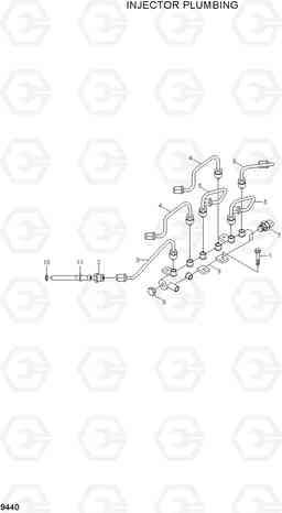 9440 INJECTOR PLUMBING HL757-7A, Hyundai