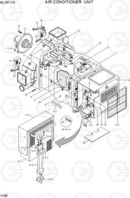 1100 AIR CONDITIONER UNIT HL757-7S, Hyundai