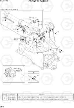 2040 FRONT ELECTRIC HL757-7S, Hyundai