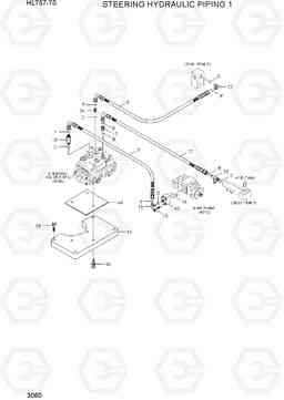 3060 STEERING HYDRAULIC PIPING 1 HL757-7S, Hyundai
