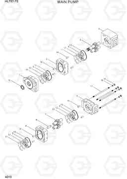 4010 MAIN PUMP HL757-7S, Hyundai