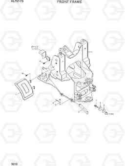 5010 FRONT FRAME HL757-7S, Hyundai