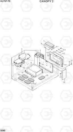 5080 CANOPY 2 HL757-7S, Hyundai