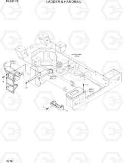 5210 LADDER & HANDRAIL HL757-7S, Hyundai