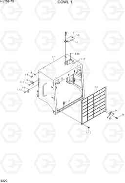 5220 COWL 1 HL757-7S, Hyundai