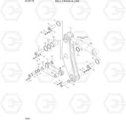 7010 BELL CRANK & LINK HL757-7S, Hyundai