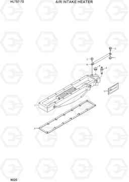 9020 AIR INTAKE HEATER HL757-7S, Hyundai