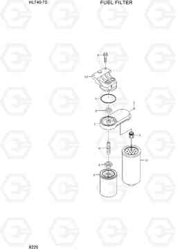 9220 FUEL FILTER HL757-7S, Hyundai