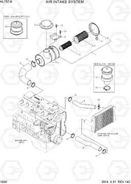 1050 AIR INTAKE SYSTEM HL757-9, Hyundai