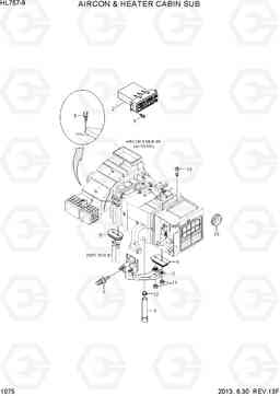 1075 AIRCON & HEATER CABIN SUB HL757-9, Hyundai