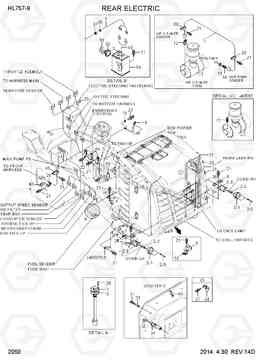 2050 REAR ELECTRIC HL757-9, Hyundai