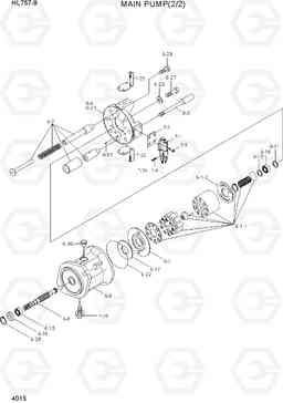 4015 MAIN PUMP(2/2) HL757-9, Hyundai