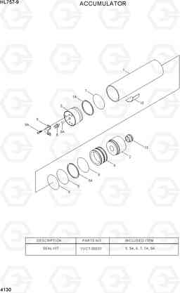 4130 ACCUMULATOR HL757-9, Hyundai