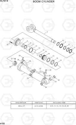 4150 BOOM CYLINDER HL757-9, Hyundai