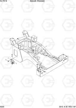 5020 REAR FRAME HL757-9, Hyundai