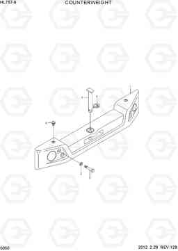 5050 COUNTERWEIGHT HL757-9, Hyundai