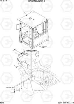 5070 CAB MOUNTING HL757-9, Hyundai