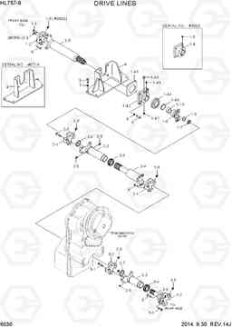 6030 DRIVE LINES HL757-9, Hyundai