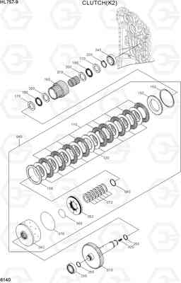 6140 CLUTCH(K2) HL757-9, Hyundai