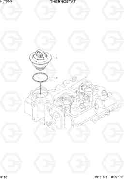 9110 THERMOSTAT HL757-9, Hyundai