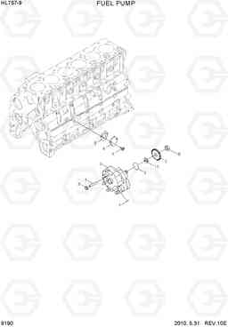 9190 FUEL PUMP HL757-9, Hyundai