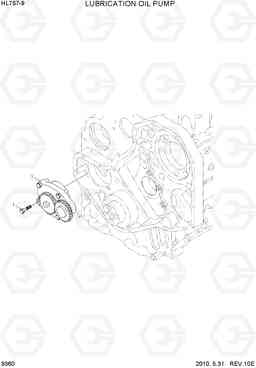 9360 LUBRICATION OIL PUMP HL757-9, Hyundai