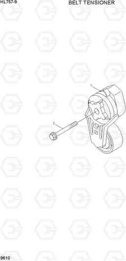 9610 BELT TENSIONER HL757-9, Hyundai