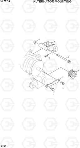 A130 ALTERNATOR MOUNTING HL757-9, Hyundai