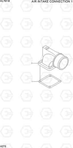 A270 AIR INTAKE CONNECTION 1 HL757-9, Hyundai