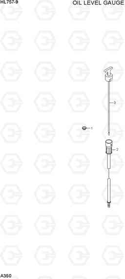 A350 OIL LEVEL GAUGE HL757-9, Hyundai