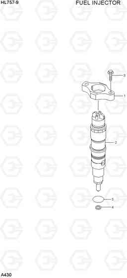 A430 INJECTOR HL757-9, Hyundai