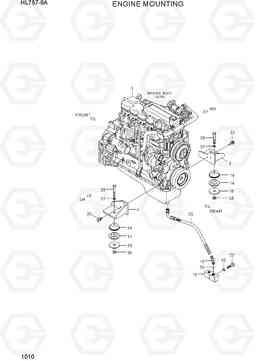 1010 ENGINE MOUNTING HL757-9A, Hyundai